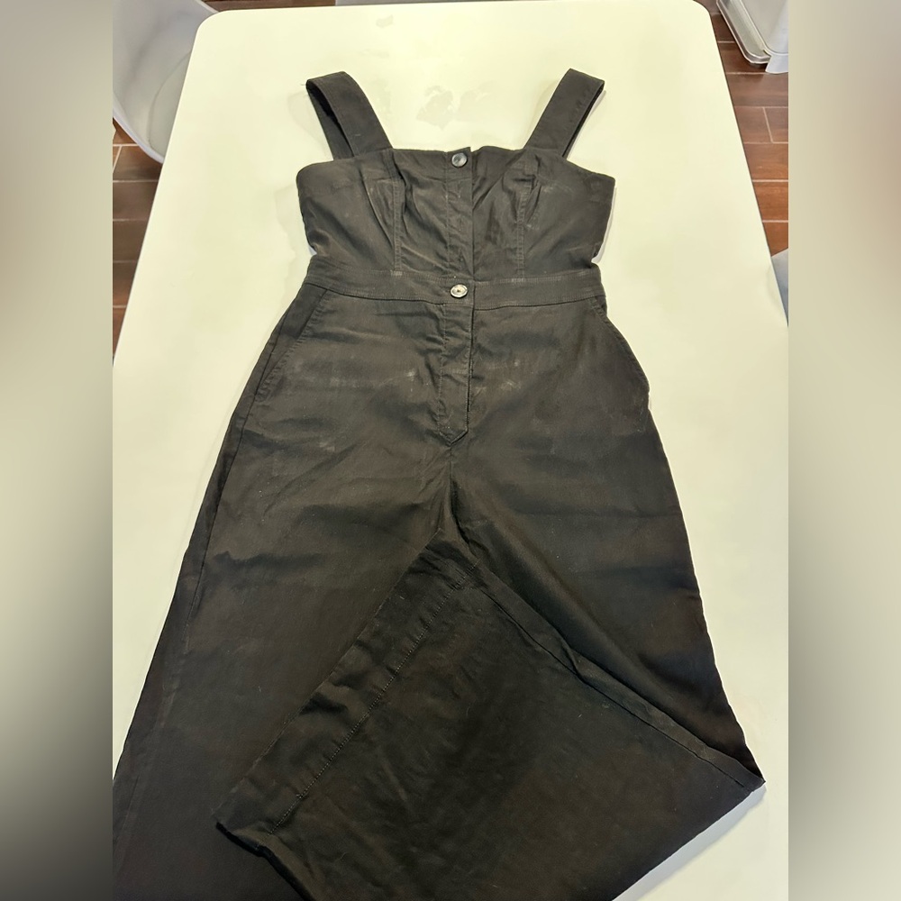 Maeve Black Button-Front Dress